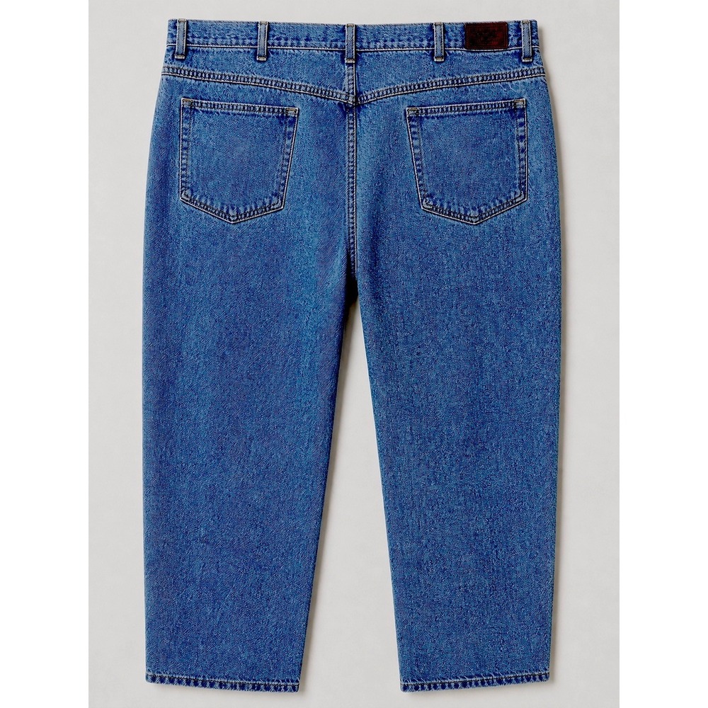 L.L. Bean Natural Fit Jeans 44x29 Men's Blue Denim Classic Straight Leg‎ Cotton - Picture 3 of 6